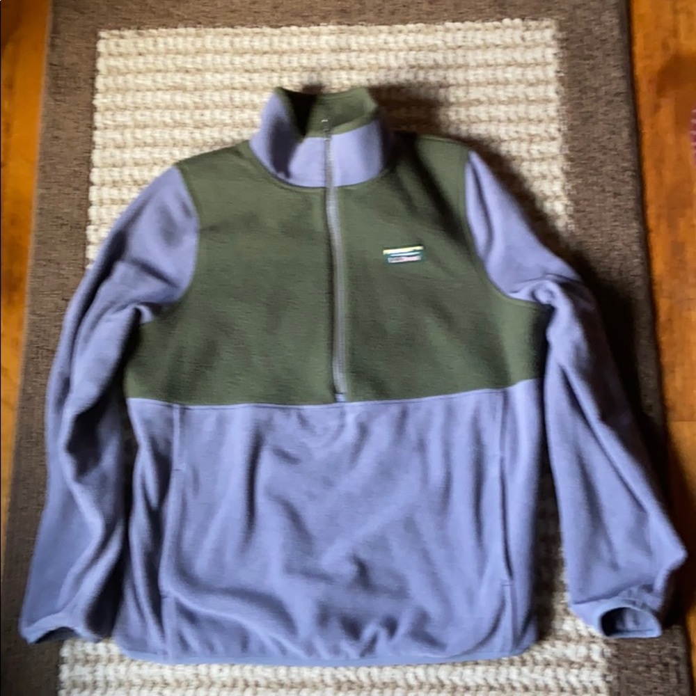 LL Bean fleece pullover